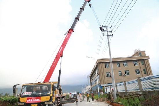 沙县供电 清树调杆不停歇 快速恢复供电